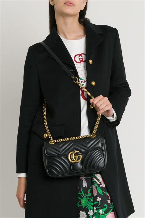 gucci 466872|gg marmont matelassé small bag.